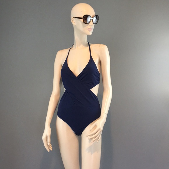 Tory Burch Other - NWT Tory Burch Navy Blue One Piece Bathing Suit SM